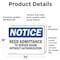 Signmission No Admittance To Server Room OSHA Notice Sign, Vinyl Decal, 24in W x 18in L, 2PK OS-2PACK-NS-D-1824-L-15992 - alternate 6